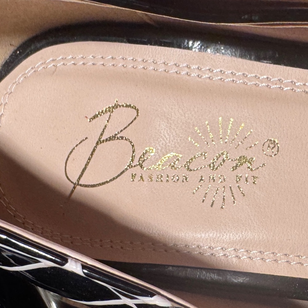🖤BEACON🖤 FASHION AND FIT 3” HEEL PATENT LEATHER POINTED PUMPS NWOB - Picture 12 of 14
